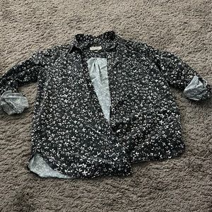 Express boyfriend button up